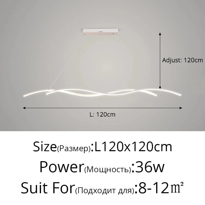 Lustre Suspendu LED – Style Moderne Minimaliste
