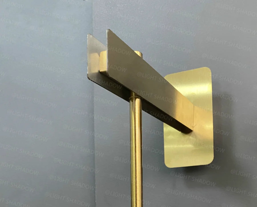 Applique murale LED en verre au design post-moderne