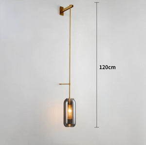 Applique murale LED en verre au design post-moderne