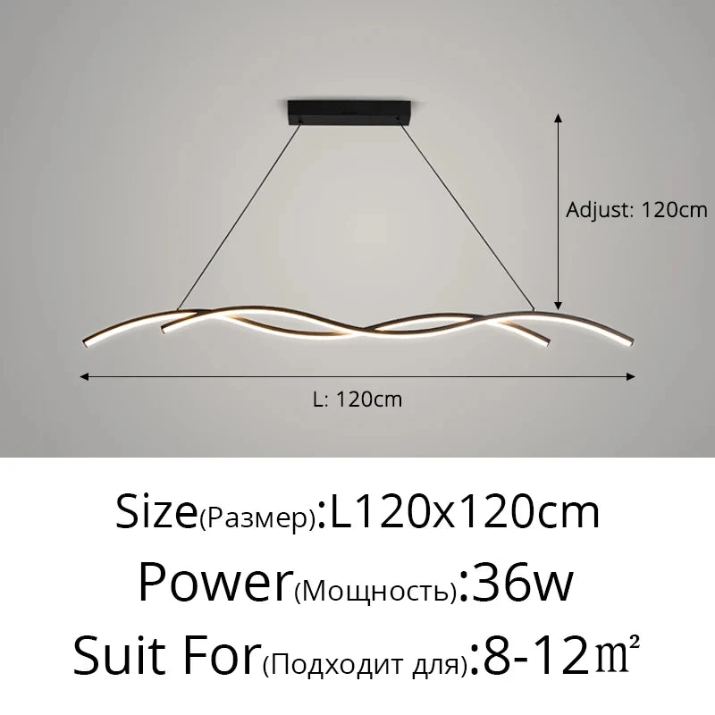 Lustre Suspendu LED – Style Moderne Minimaliste
