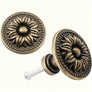 Bouton de meuble Médaillon – Bronze antique