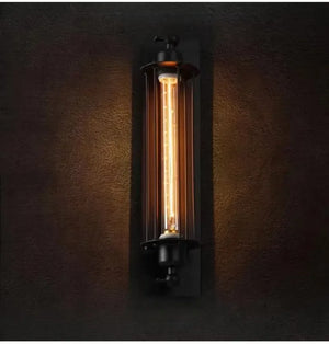 Lampe Murale Vintage Industrielle – Style Loft en Fer Noir - L'Atelier Imbert