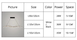 Lustre Suspendu LED – Style Moderne Minimaliste