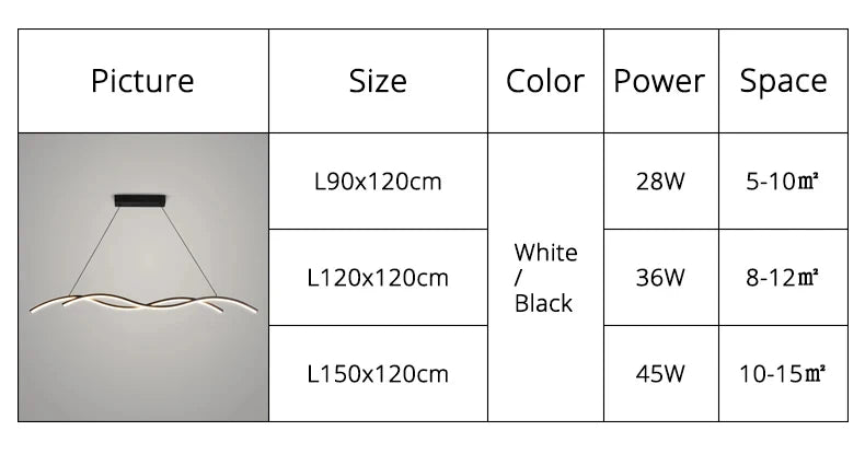 Lustre Suspendu LED – Style Moderne Minimaliste