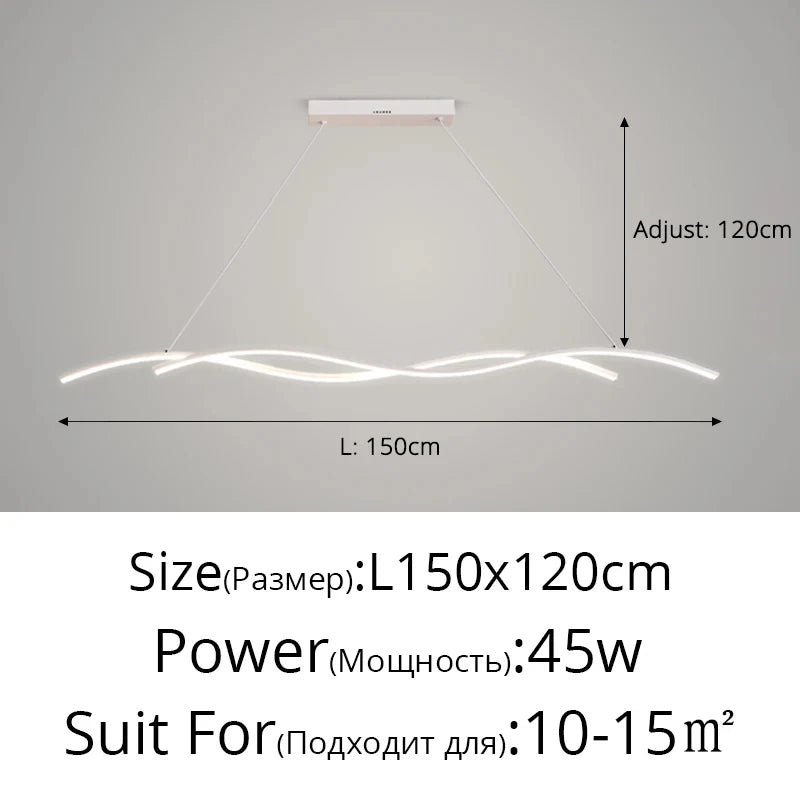Lustre Suspendu LED – Style Moderne Minimaliste