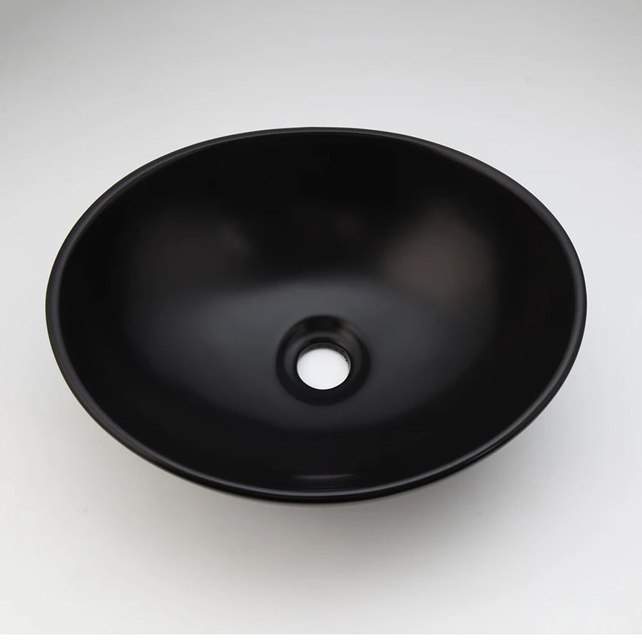 Vasque en céramique de salle de bains noir - L'Atelier Imbert