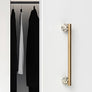 Bouton de meuble Minéral – Pierre naturelle & bronze