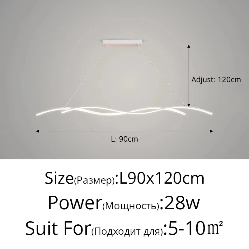 Lustre Suspendu LED – Style Moderne Minimaliste