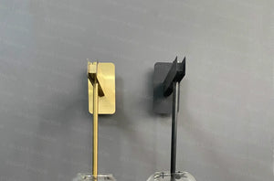 Applique murale LED en verre au design post-moderne
