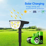 Projecteur solaire LED extérieur 72/68 LED – IP65 – 3 modes d’éclairage
