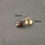 Bouton de meuble Cristal – Laiton doré