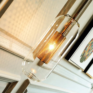 Applique murale LED en verre au design post-moderne