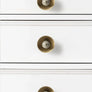 Bouton de meuble Minéral – Pierre naturelle & bronze