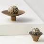 Bouton de meuble Minéral – Pierre naturelle & bronze