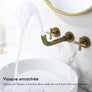 Robinet mural Héritage – Bronze antique - L'Atelier Imbert