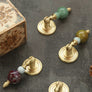 Bouton de meuble Cristal – Laiton doré
