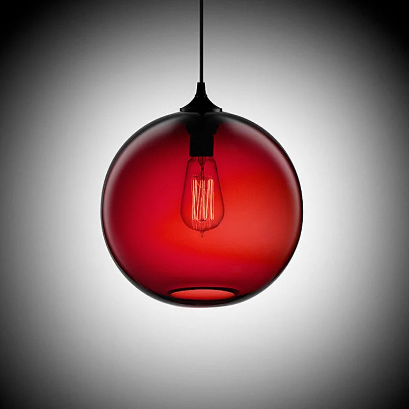 Lampe LED suspendue en verre - L'Atelier Imbert