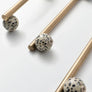 Bouton de meuble Minéral – Pierre naturelle & bronze