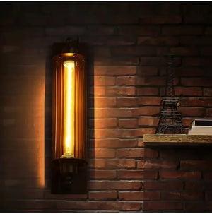Lampe Murale Vintage Industrielle – Style Loft en Fer Noir - L'Atelier Imbert