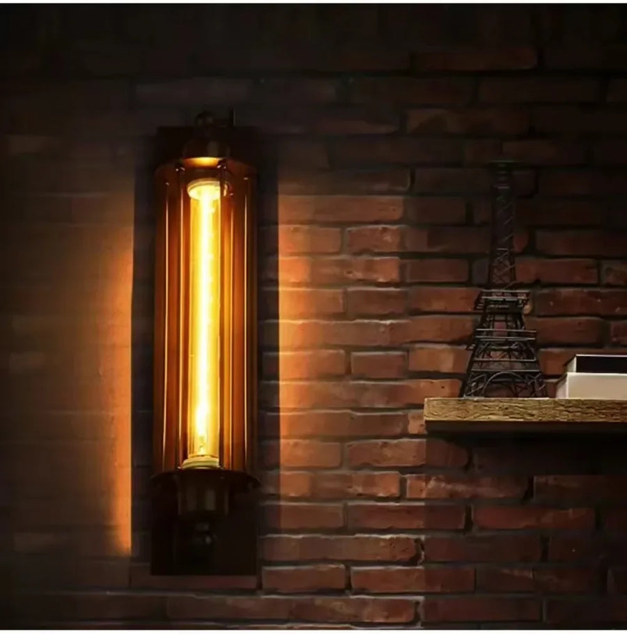 Lampe Murale Vintage Industrielle – Style Loft en Fer Noir - L'Atelier Imbert