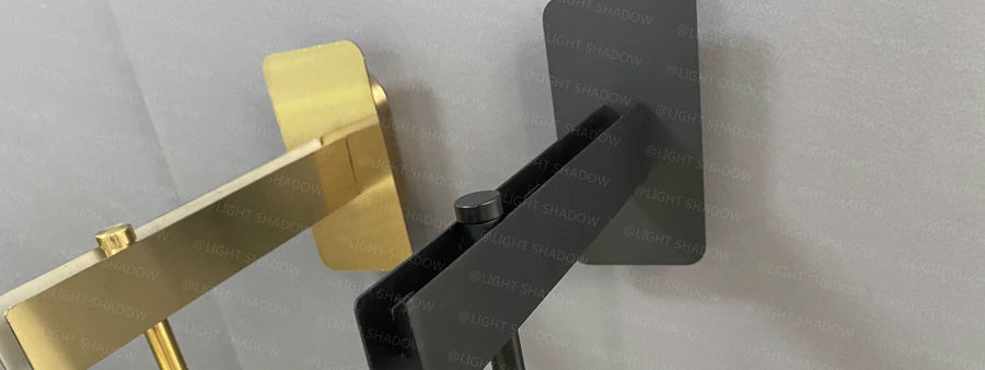Applique murale LED en verre au design post-moderne