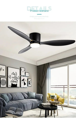 Ventilateur de plafond LED modernes - L'Atelier Imbert