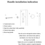 Bouton de meuble Minéral – Pierre naturelle & bronze