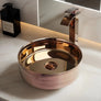 Vasque à poser Ronde – Céramique Rose Gold