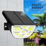 Projecteur solaire LED extérieur 72/68 LED – IP65 – 3 modes d’éclairage