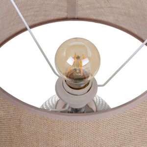 Lampe de bureau 28 x 28 x 50,5 cm Céramique Argent - L'Atelier Imbert