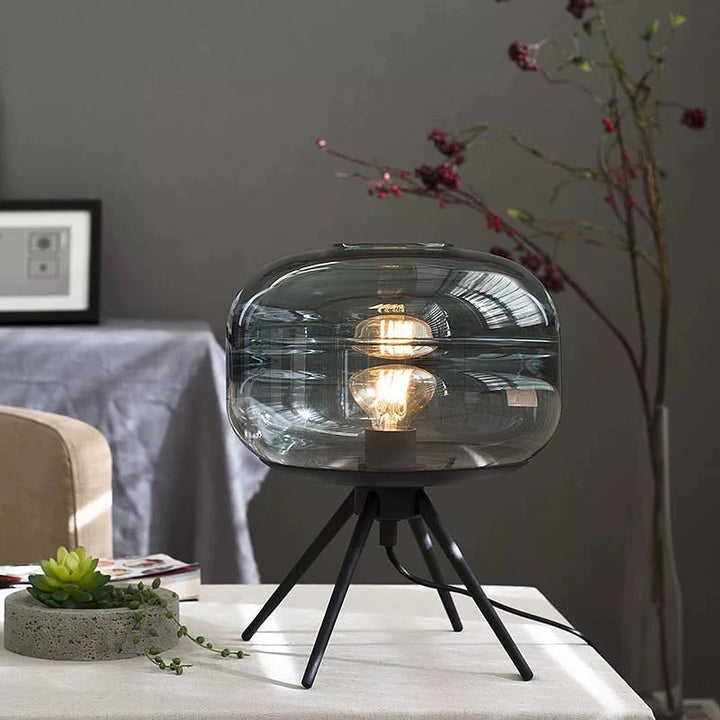 Lampes trépied de table en verre - L'Atelier Imbert