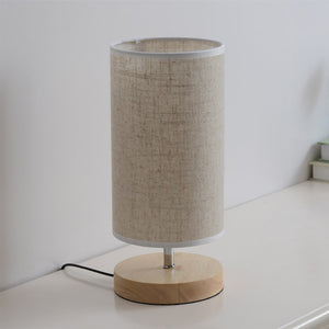 Lampe de chevet avec socle en bois - L'Atelier Imbert