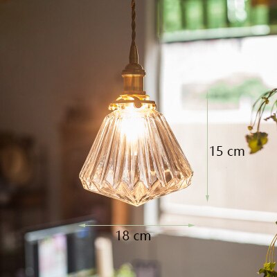 Lampe Led suspendue en verre au Design moderne