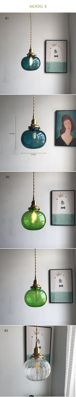 Lampe Led suspendue en verre au Design moderne - L'Atelier Imbert