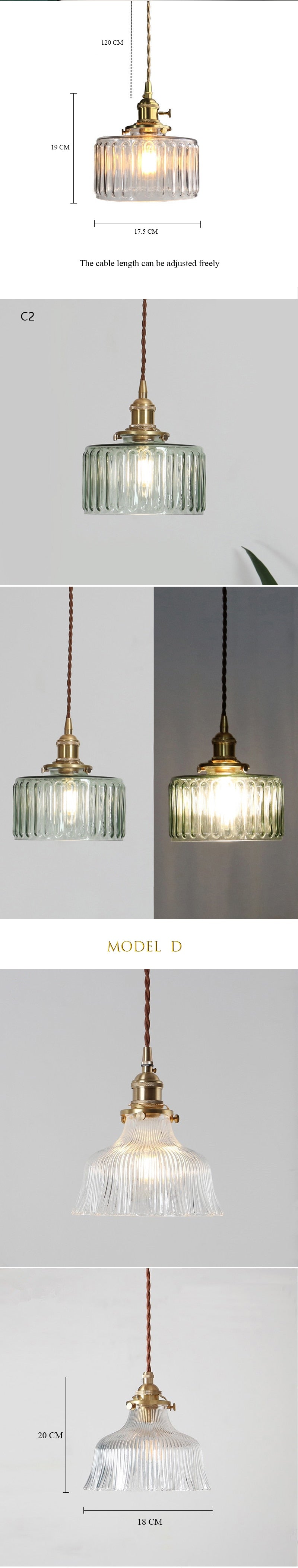 Lampe Led suspendue en verre au Design moderne – L'Atelier Imbert