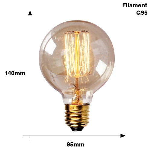 Ampoule à filament vintage R95A